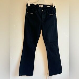 FRAME LE CROP MINI BOOT black